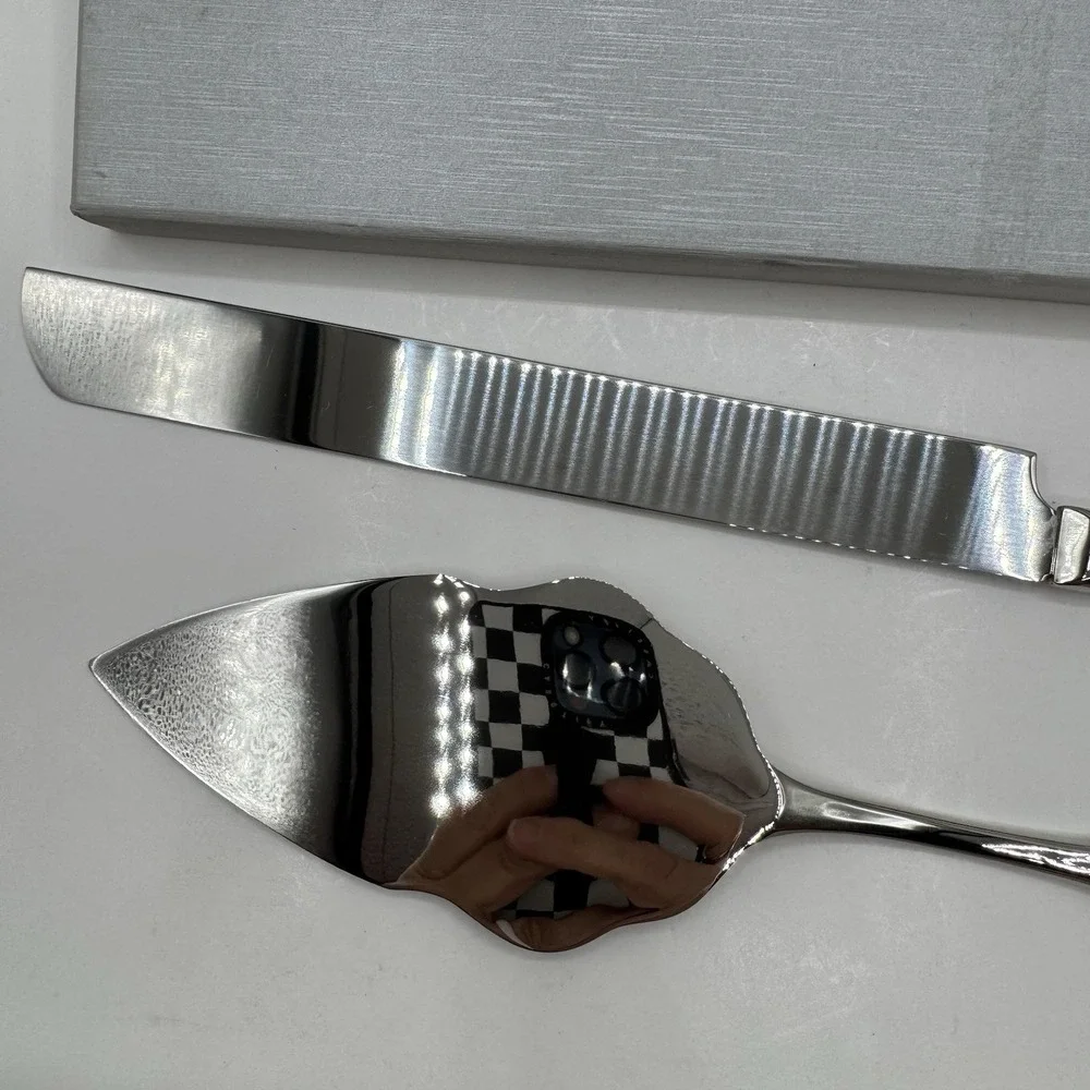 Disney Fairytale Weddings & Honeymoons Cake Knife Server Set Taunton Non-Tarnish